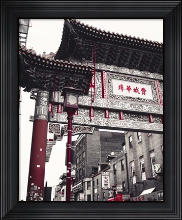 Framed Chinatown Reds II Print