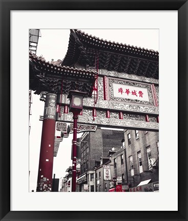 Framed Chinatown Reds II Print