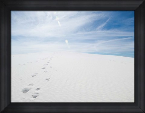 Framed White Dunes I Print