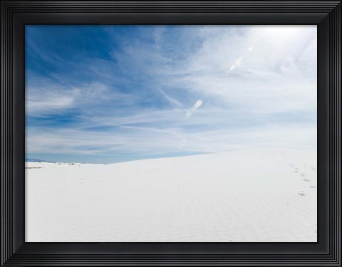 Framed White Dunes II Print