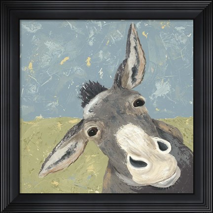 Framed Farm Life-Mule Print