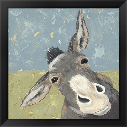 Framed Farm Life-Mule Print