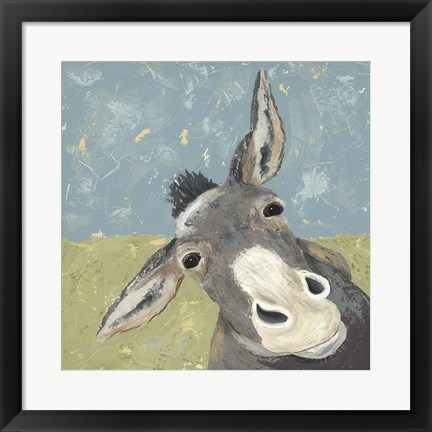 Framed Farm Life-Mule Print