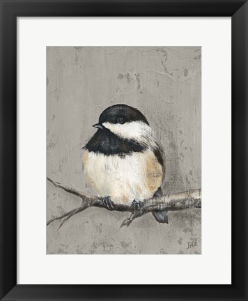 Framed Winter Bird IV Print