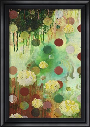 Framed Floating Jade Garden I Print