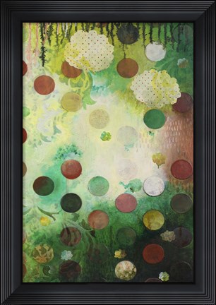 Framed Floating Jade Garden II Print