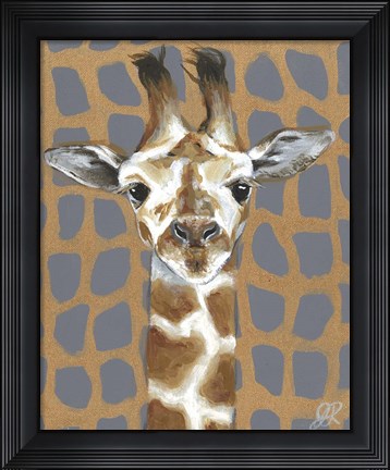 Framed Animal Patterns I Print