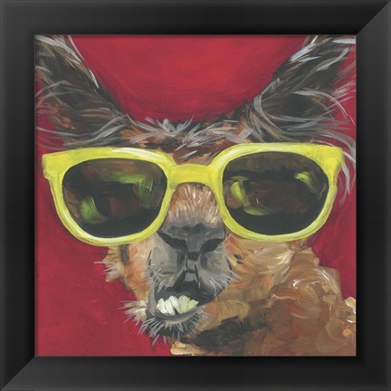 Framed Dapper Animal IV Print