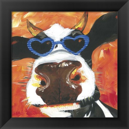 Framed Dapper Animal V Print