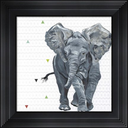 Framed Animal Baby III Print