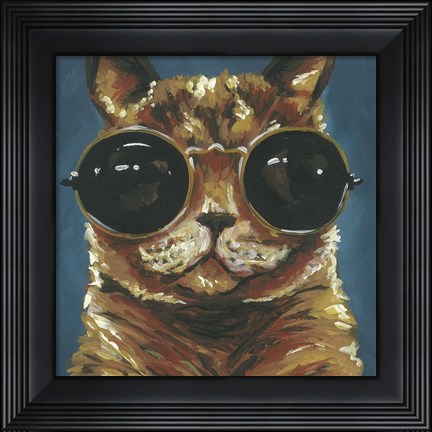 Framed Dapper Animal I Print