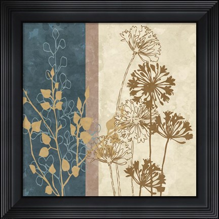 Framed Dandelion Family I Print