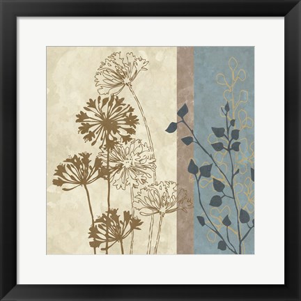 Framed Dandelion Family II Print