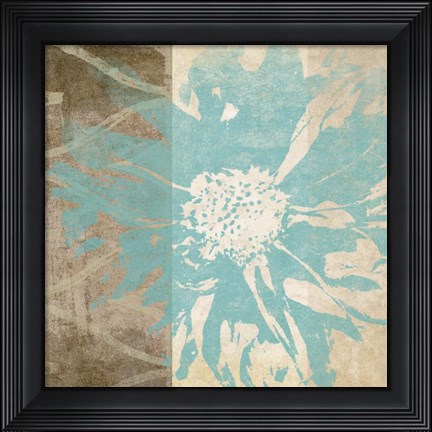 Framed Flower Flake I Print