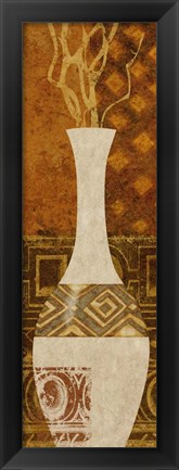 Framed Ethnic Vase I Print