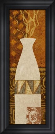 Framed Ethnic Vase II Print