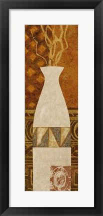 Framed Ethnic Vase II Print