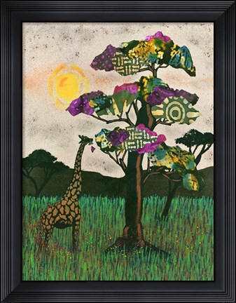 Framed Planes of Africa II Print