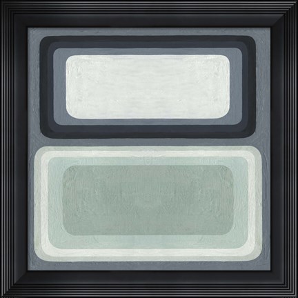 Framed Maritime Color Field I Print