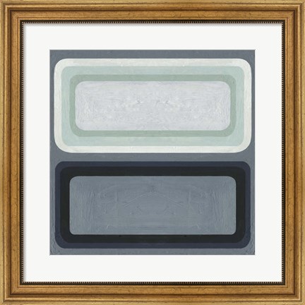 Framed Maritime Color Field II Print