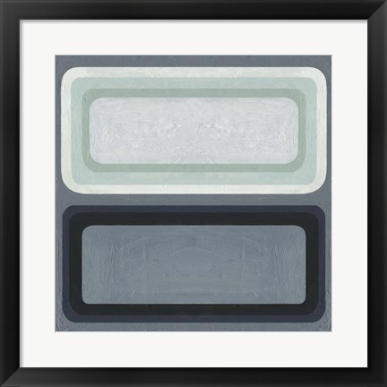 Framed Maritime Color Field II Print