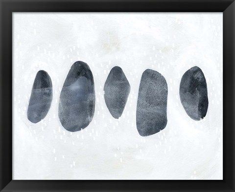 Framed Stone Collection II Print
