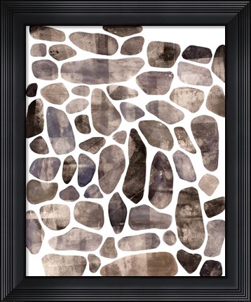 Framed Stepping Stones I Print