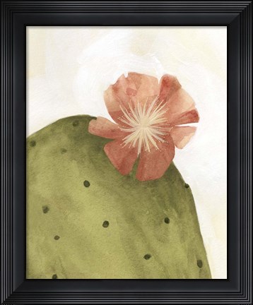 Framed Arid Bloom II Print