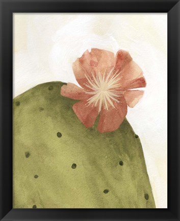 Framed Arid Bloom II Print