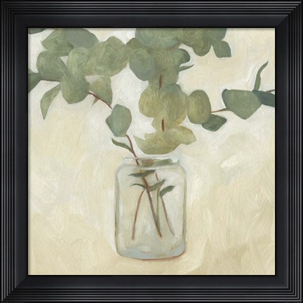 Framed Greenery Still Life II Print