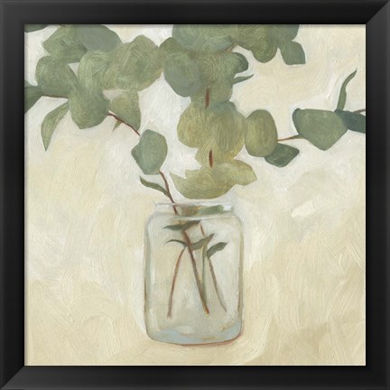 Framed Greenery Still Life II Print