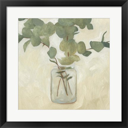 Framed Greenery Still Life II Print