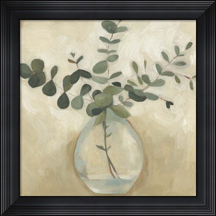 Framed Greenery Still Life III Print