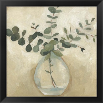 Framed Greenery Still Life III Print