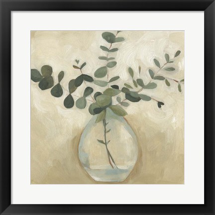 Framed Greenery Still Life III Print