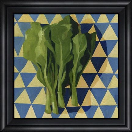 Framed Geo Veggies I Print