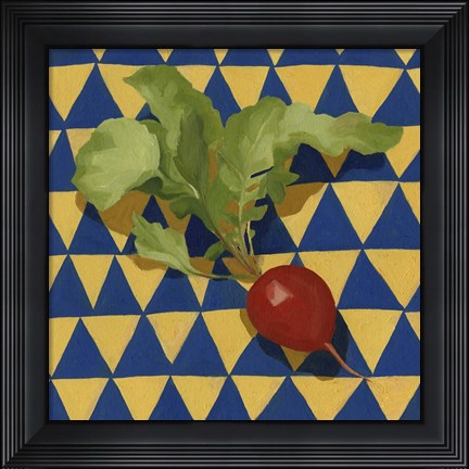 Framed Geo Veggies II Print