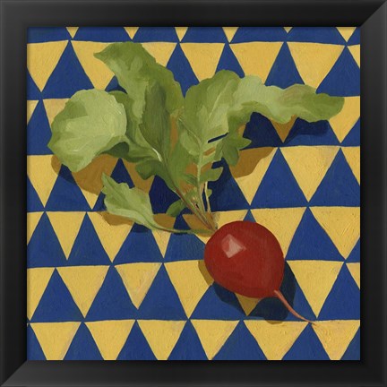 Framed Geo Veggies II Print