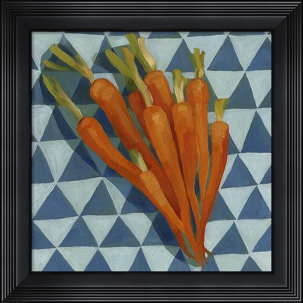 Framed Geo Veggies III Print