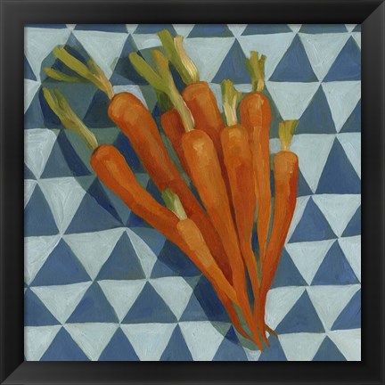 Framed Geo Veggies III Print