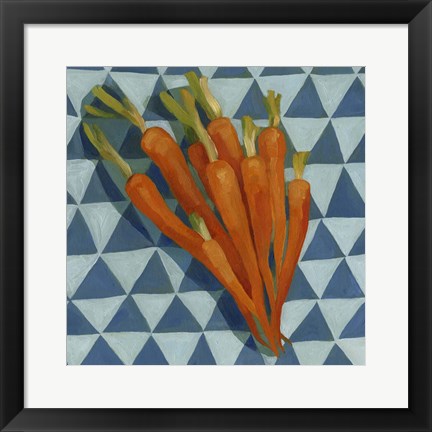 Framed Geo Veggies III Print