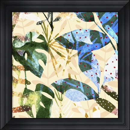 Framed Technicolor Jungle III Print