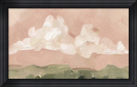 Framed Pink Haze Sunset I Print