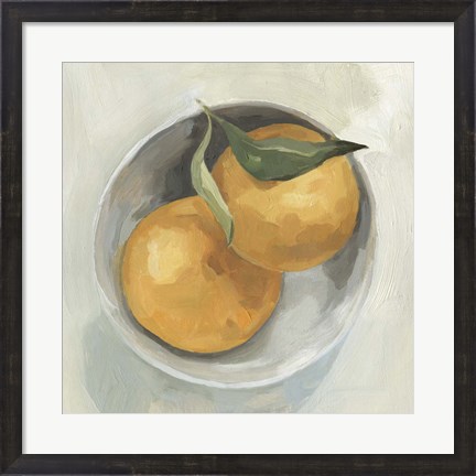 Framed Fruit Bowl II Print