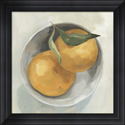 Framed Fruit Bowl II Print
