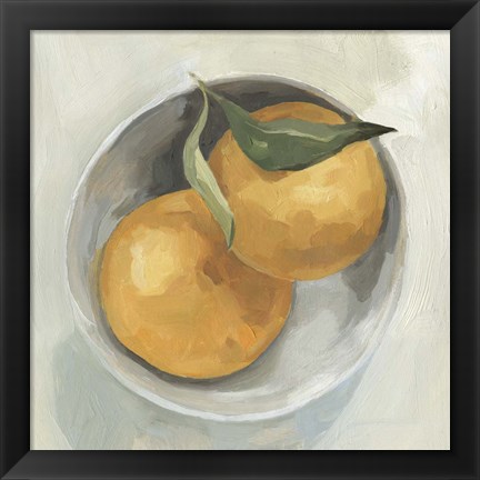 Framed Fruit Bowl II Print