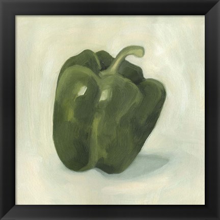 Framed Pepper Study I Print