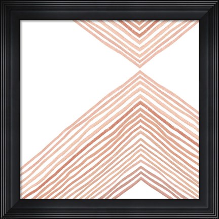 Framed Pink Apogee II Print
