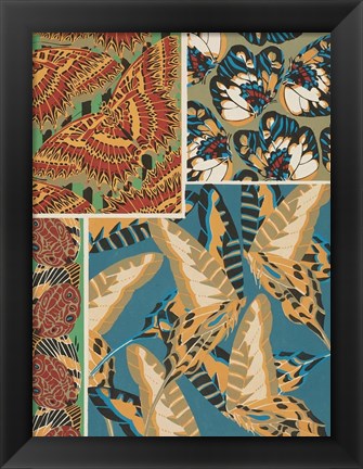 Framed Decorative Butterflies IV Print