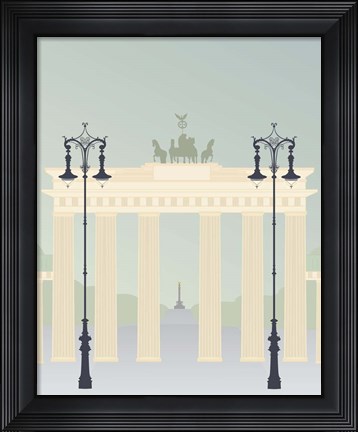 Framed Travel Europe--Brandenburger Print